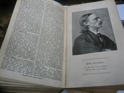 german lanuage book on musical composers 1900 print - Bild 8 von 12