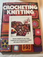 Better Homes and Gardens Crocheting and Knitting 1977 Edition 50 Projects