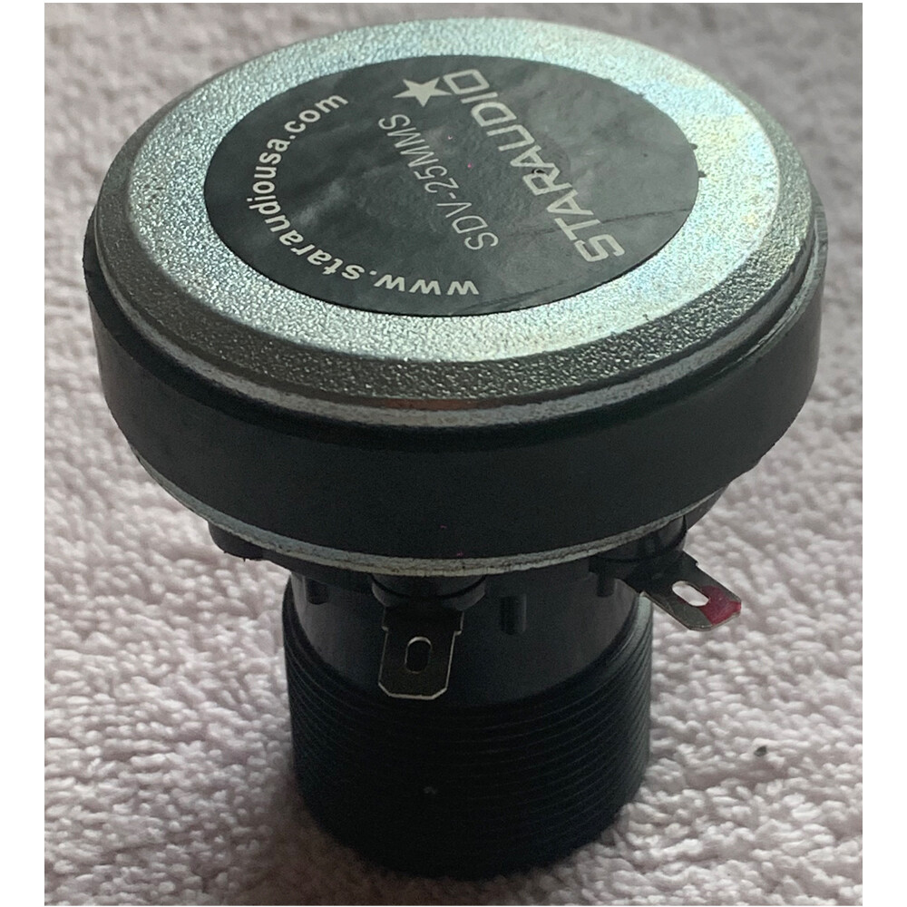 25MM Driver Horn Tweeter Titanium Compression Screw-on Replacement