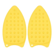 Silicone Iron Rest Pad, 2 Pcs Multipurpose Hot Heat Resistant Iron Pad,  Yellow
