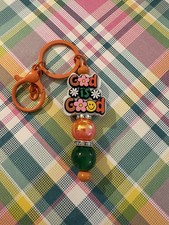 God Is Good Jesus Spiritual Handmade Keychain Quality Beads Collect Them