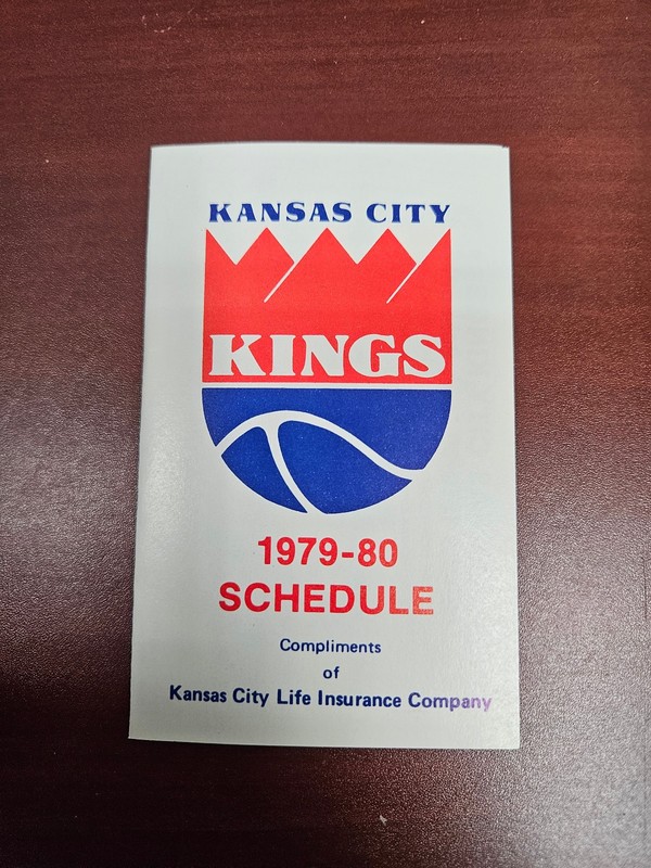 ES25 Kansas City Kings 1979/80 NBA Basketball Pocket Schedule - KC Life