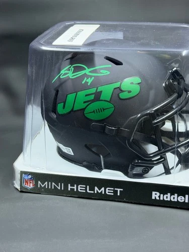 Sam Darnold Signed New York Jets Eclipse Riddell Mini Helmet Fanatics Authentic