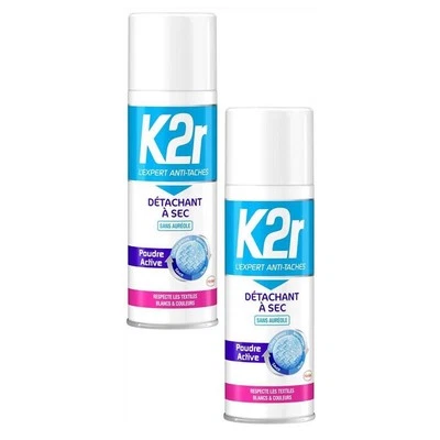 [2602537-2] K2r Lot de 2 Détachants à sec – Aérosol (200mL)