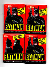 Batman all new Series 2 (Batman) 1989 Trading Card Packs LOT OF 4 PACKS  A2
