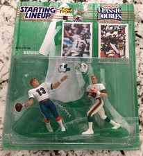 Dan Marino And Bob Griese Miami Dolphins 1997 Starting Lineup Classic Doubles 