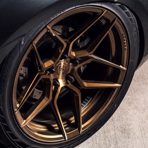 19 " Rohana RFX11 Bronze Forgé Concave Roues Jantes Pour Infiniti M37 M56 - Photo 3 sur 12