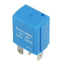 Automotive Relay 95224-OM000, 12VDC, 20A, 4-Pins, SPST, Quick Connect Plug In