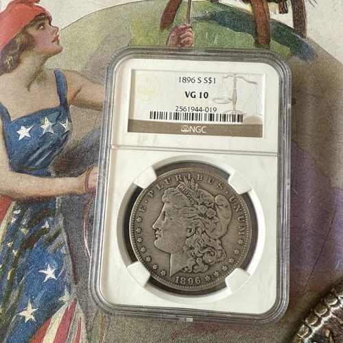 1896-S VG10 NGC Morgan Dollar
