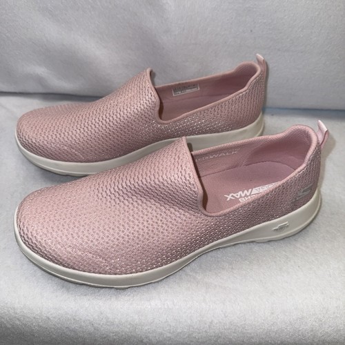 Skechers GOGA MAX Walk Shoes 9 Sensational Day Womens Walking Sneakers Slip On - Picture 3 of 6