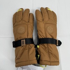 UGG Shasta Gauntlet Gloves Men Size M Chestnut Waterproof Breathable Storm Cuff