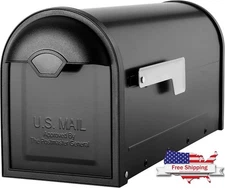 JUMBO POST MOUNT MAILBOX Galvanized Steel Extra Large Rural Mail Box
