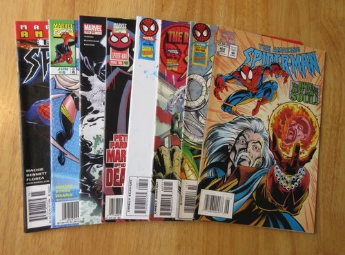 Lot of *8* AMAZING SPIDER-MAN: #402, 406, 407, 408, 411 (FN+) + 3 More!