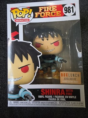 Funko Pop! Vinyl: Fire Force - Shinra with Fire (Glows in the Dark) - Box Lunch
