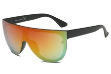 Oversized Aviator Unisex Sunglasses Mirrored Lens UV400 Fashion Pilot Shades