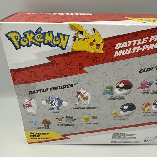 Pokémon Battle Ready 6 Figures Multi-Pack PIKACHU + 5 JAZWARES BRAND NEW IN BOX - Picture 7 of 10