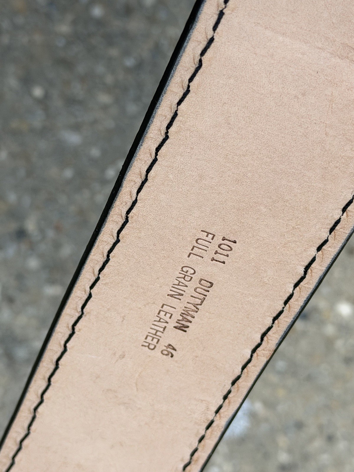 1011 DUTYMAN 46 FULL GRAIN LEATHER Duty Belt Size 46