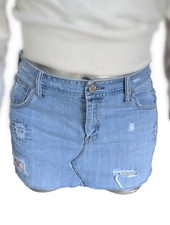 Vintage/Y2K American Eagle Blue Denim Mini Skirt Size 14