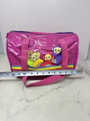 Borsa a tracolla vintage rosa e glitter Teletubbies taglia media tote bag - Foto 11 di 11