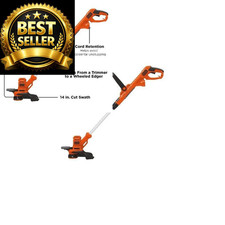 BLACK+DECKER Weed Wacker with Auto Feed, 14-I...
