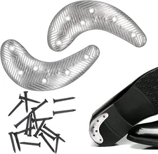 Metal Heel Plates 1 Pairs Sole Repair Kit with Nails Shoes Heel Taps Tips Repair