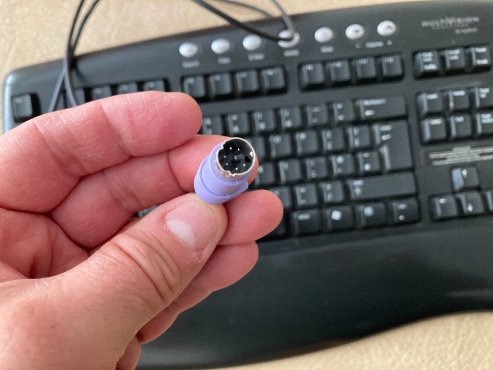 Keyboard Multivision by Logitech with old style adapter Y-ST39 - Image 4 of 4