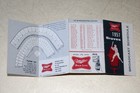 (2) ORIGINAL Milwaukee Braves baseball team schedules from 1957 & 1959 — photo 5