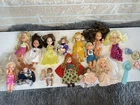 Vintage Mini Doll Lot Mattel Barbie Kelly Krissy Strawberry Shortcake TLC Mixed