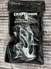 Craftsman Usa 38 Drive Sae 10pc 38 To 1 Crow Foot Wrench Set V-series
