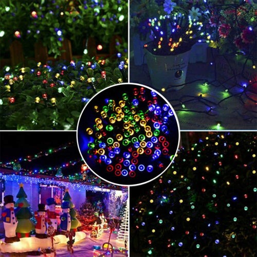 Solar LED powered Fairy String Lights Waterproof Outdoor Garden Patio Tree Decor - Picture 32 of 33