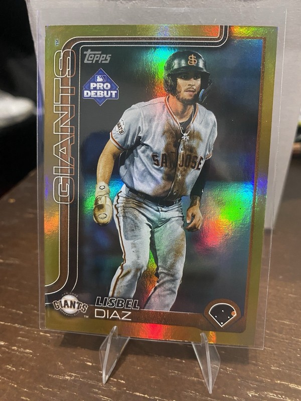 2025 Topps Pro Debut Lisbel Diaz Gold #50/50 Bookend! 