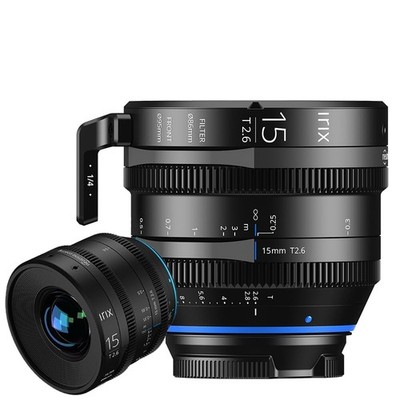 Irix Cine 15mm T2.6 Wide-Angle, Filter-Ready Cinema Lens Leica L Mount Cameras