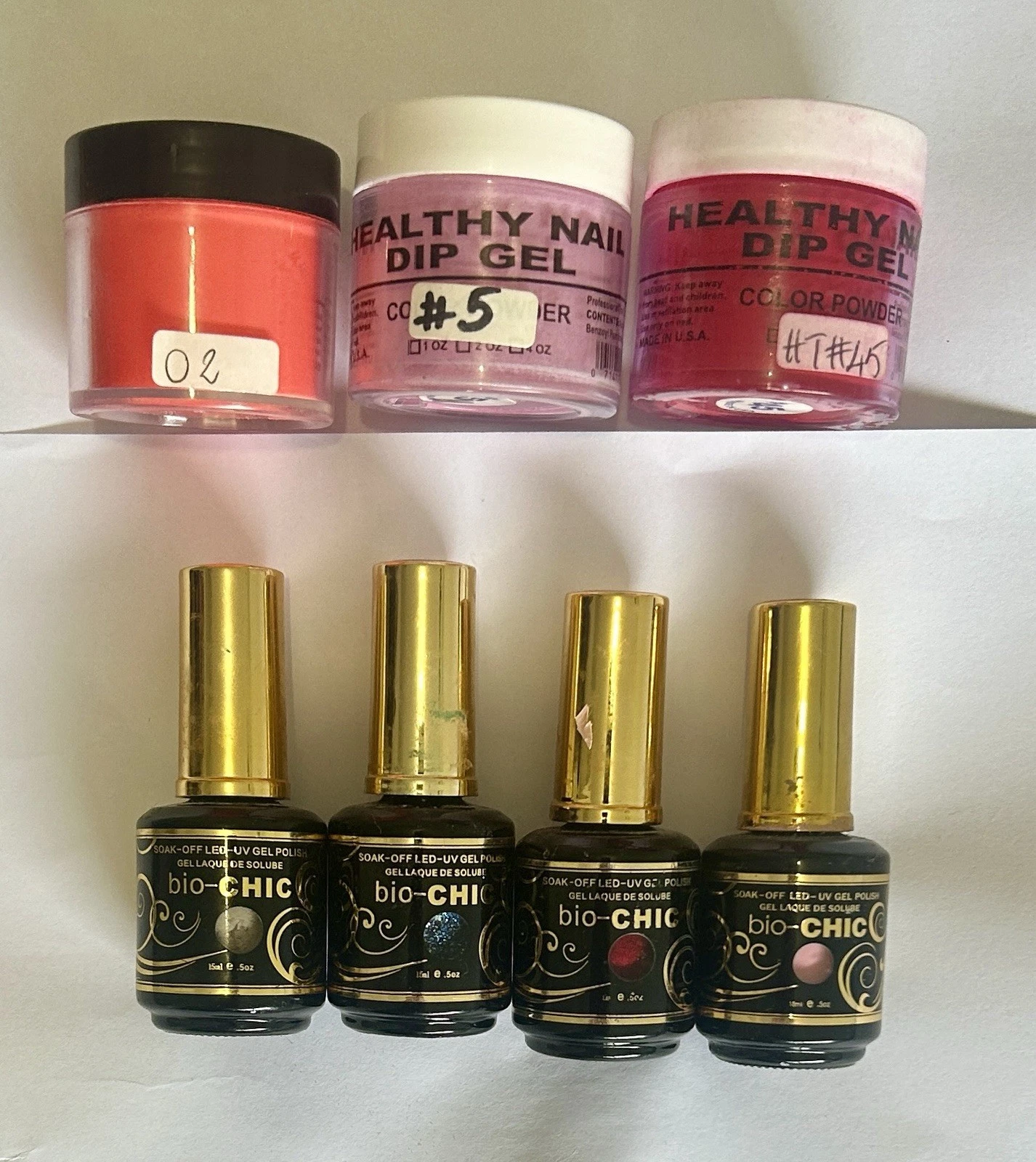 Huge Professional Nail Bundle - NuGenesis Dip Powder, Bio-Chic Gel Polish & More