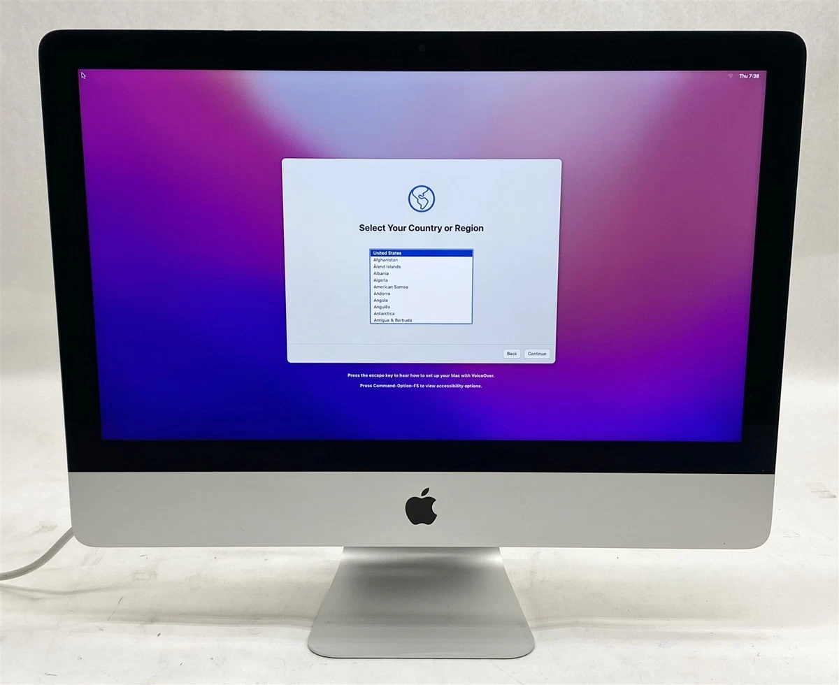 Apple iMac Intel Core i5 5th Gen. 8 GB RAM Apple Desktops & All-In