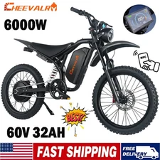 NEW 6000W Electric Dirt Bike 60V 32AH E-Mountainbike Adult Off-road E-bike NFC