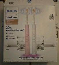 Philips Sonicare DiamondClean Smart Rechargeable Toothbrush Pink/White Open Box