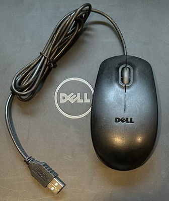 Mouse Ottico Dell MS111-L USB Cablato - Nero, Ricondizionato Funzionante