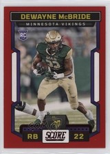 2023 Score Rookies Red DeWayne McBride #333 05v0