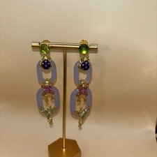 Kate Spade Earrings Take The Leap Linear Range (Repaired)