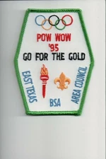 1995 East Texas Area Council Pow Wow patch
