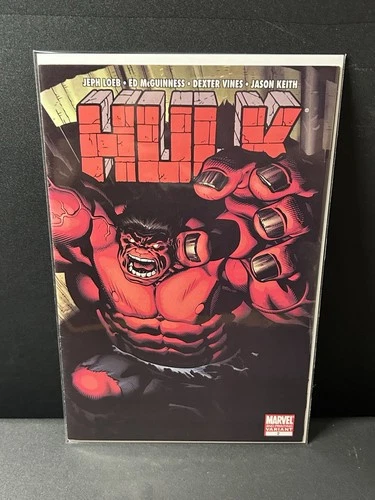 Hulk #2 2nd print Marvel 2008 FULL appearance Red Hulk Jeph Loeb McGuinness  CB4