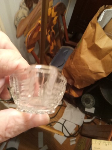 1 SWAN on Nests Lidded 24% Lead Crystal Clear Trinket Dish 3.5T x 4L Good (L3) - Picture 10 of 10