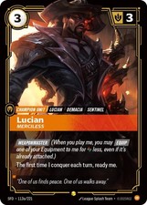 Riftbound TCG | Lucian - Merciless (Alternate Art) | 113a/221 | Spiritforged ... — live eBay listing