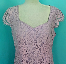 $5 SALE Purple Lavender LACE Dress NWT Holiday Wedding Cocktail Size: Large