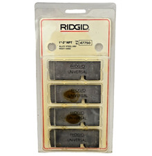 RIDGID 47750 1"-2" NPT Universal Alloy Pipe Dies 4 Right Handed
