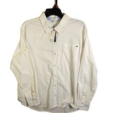 Crown  Ivy Button-Up Long Sleeve Shirt Men's White Modern Classic - XL NWT
