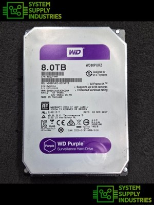 Western Digital Purple 8TB WD80PURZ 5.4K 6Gbps 128MB 3.5'' SATA HDD