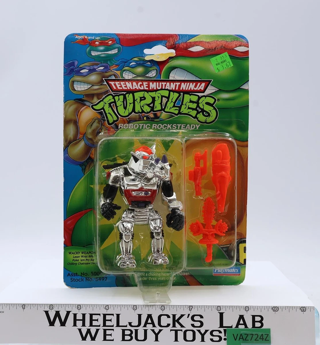Robotic Rocksteady Teenage Mutant Ninja Turtles TMNT 1993