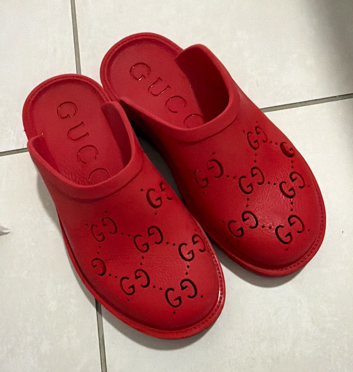 5月限定値下げ！GUCCI レッド サンダル Gucci Red Sandals for Women for sale - eBay