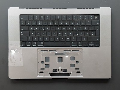 Macbook Pro 16'' 2021 A2485 Topcase QWERTZ Tastatur Spacegrau - Defekt